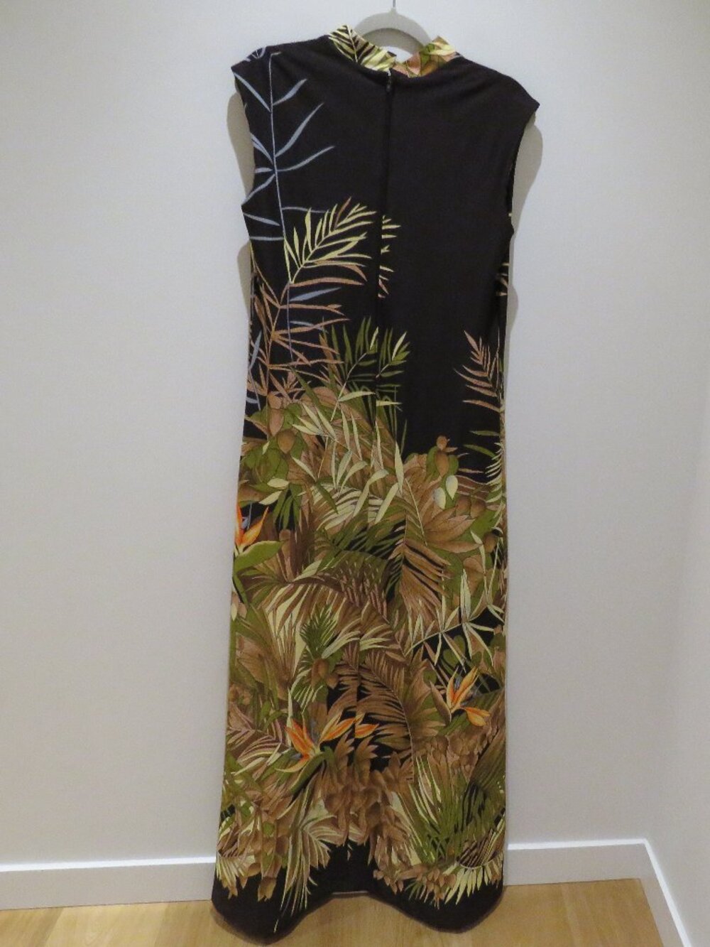 VINTAGE WALTAH CLARKE'S HAWAII Hawaiian Muumuu Floral Maxi Dress Retro Tropical - Picture 10 of 14